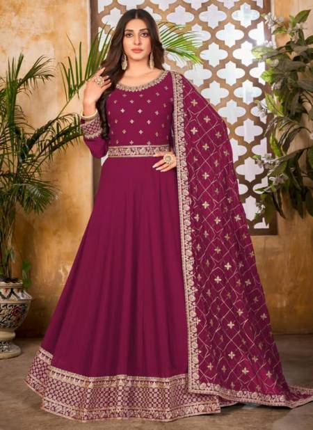 Pink Colour AANAYA VOL 142 New Latest Designer Festive Wear Georgette Anarkali Salwar Suit Collection 4204